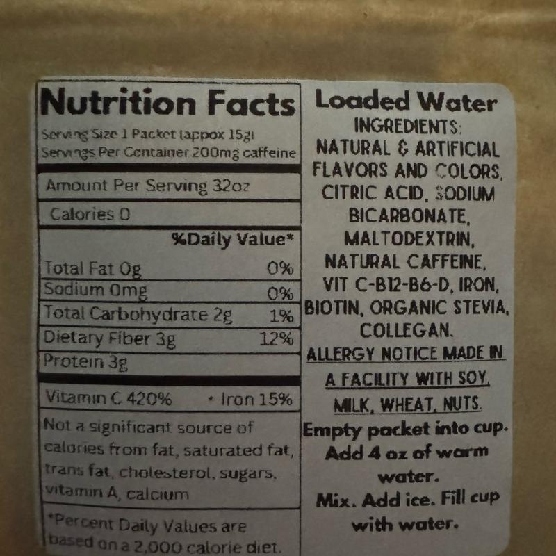 Loaded Waters™ Energy Drink Mix